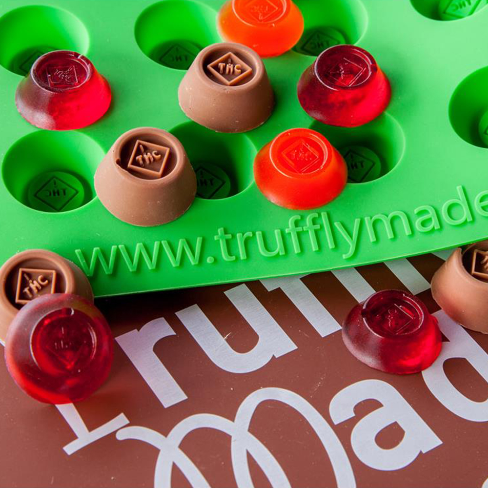 Dome 54 mold - Truffly Made Dome mold with logo