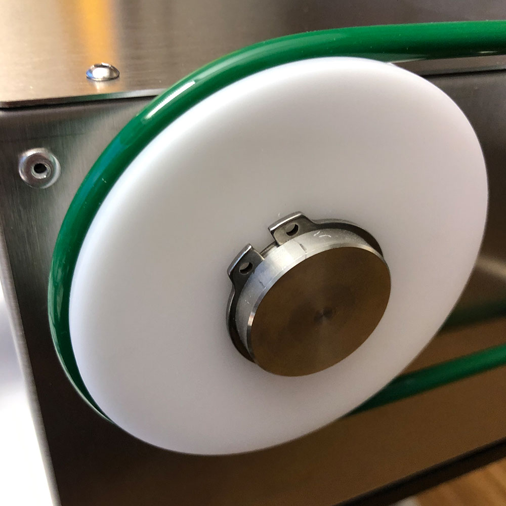 Green cables - Truffly Made Green conveying cables for automatic depositor