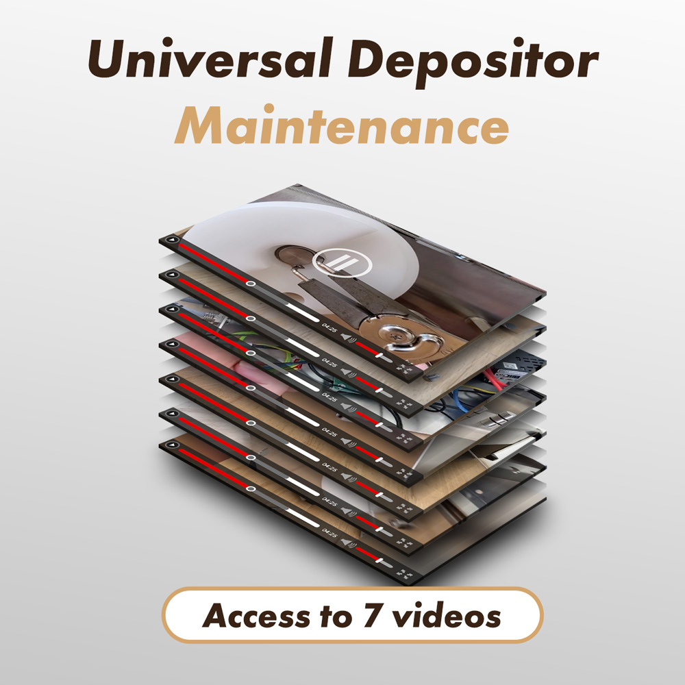 Universal depositor maintenance video pack